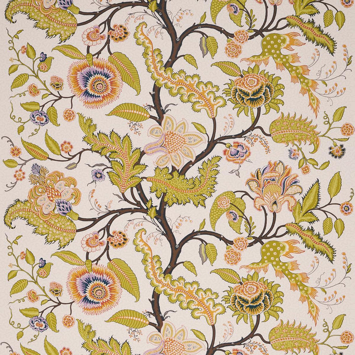 Sinhala Sidewall Bittersweet 5006610 by Schumacher Designer Wallpaper Martyn Lawrence Bullard 52.75" - Swanky Fabrics -