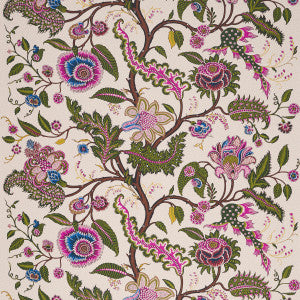 Sinhala Sidewall Jewel 5006614 by Schumacher Designer Wallpaper