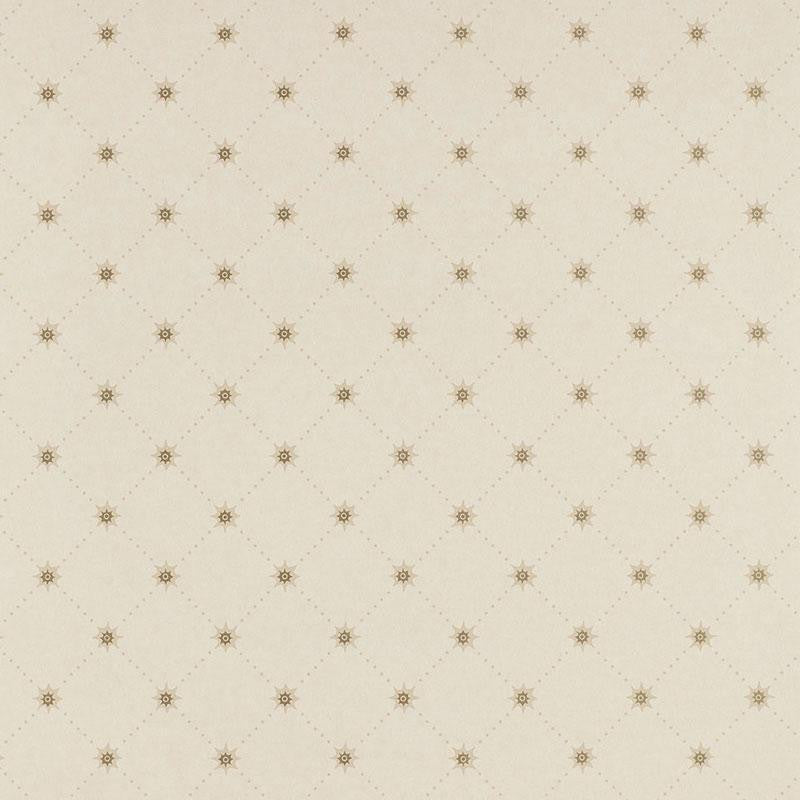 Cooper Star Alabaster 203610 by Schumacher Designer Wallpaper Simply Charming 3.0" - Swanky Fabrics -