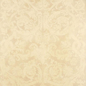 Pontine Damask Bone 529110 by Schumacher Designer Wallpaper