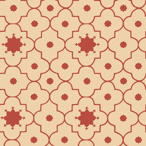Taj Trellis Pomegranate 5006622 by Schumacher Designer Wallpaper