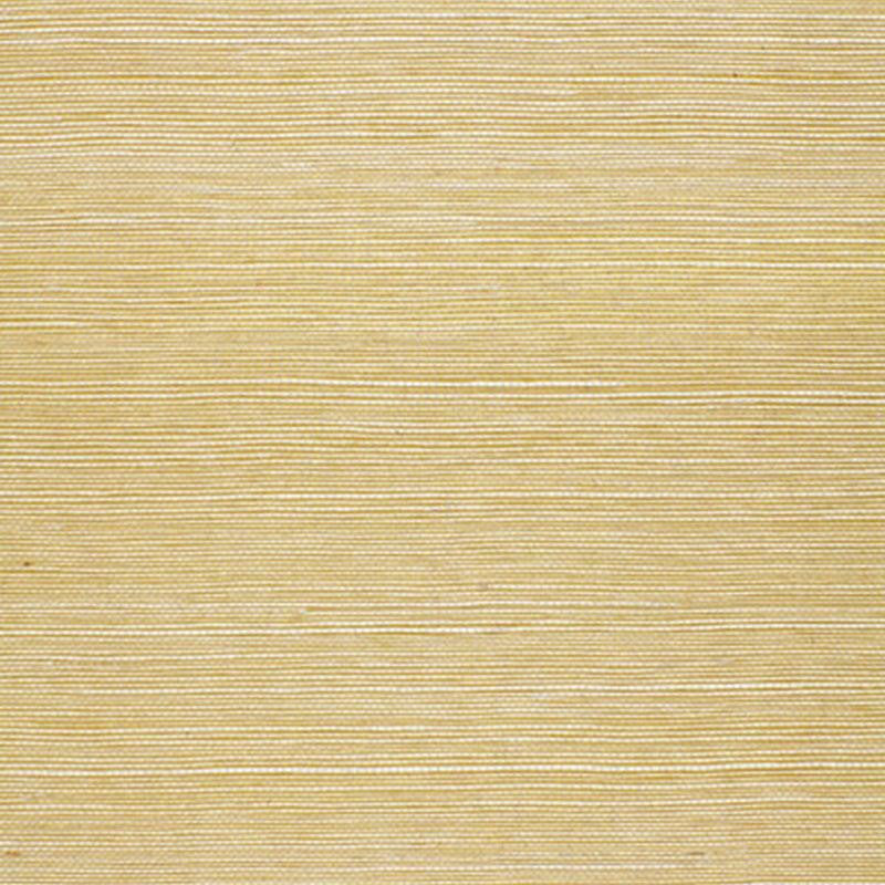 Suwon Sisal Gold 5000762 by Schumacher Designer Wallpaper Quiet Beauty - Swanky Fabrics -
