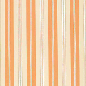 Chalon Stripe Coral 5002485 by Schumacher Designer Wallpaper