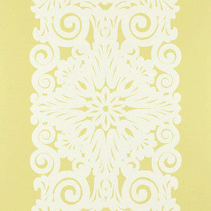 Graphic Panel Stripe Spring 5003202 by Schumacher Designer Wallpaper