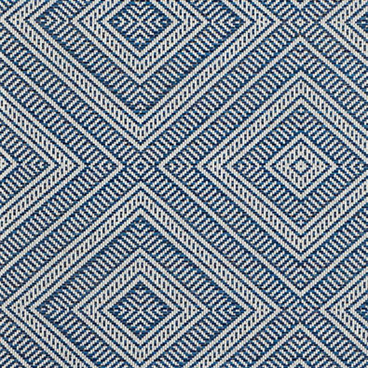Tortola Indoor/Outdoor Marine 62841 by Schumacher Designer Fabric Cote D'Azur 14.5" - Swanky Fabrics -