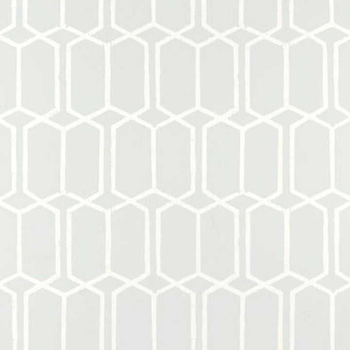 Modern Trellis Cirrus 5003280 by Schumacher Designer Wallpaper The Smart Set 6.75" - Swanky Fabrics -