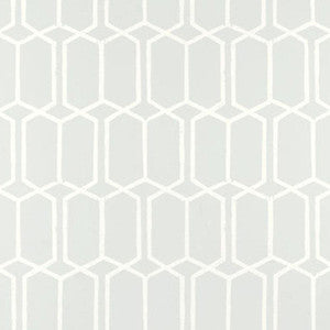 Modern Trellis Cirrus 5003280 by Schumacher Designer Wallpaper