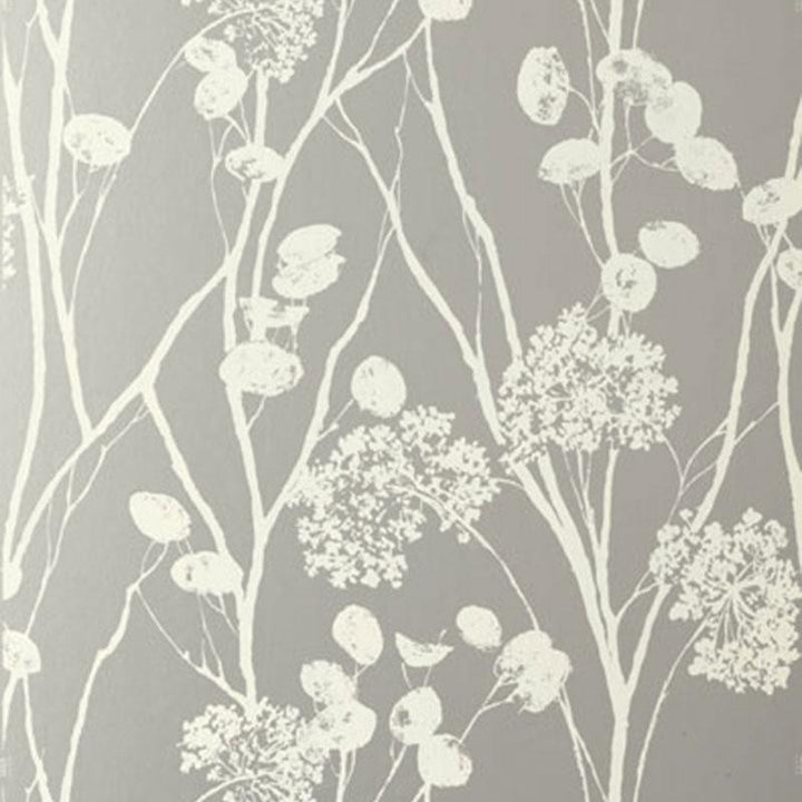 Moonpennies Silver 5003330 by Schumacher Designer Wallpaper Avant Garde 24.0" - Swanky Fabrics -