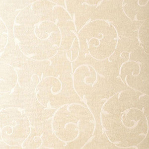 Pamona Vine Pearl 5003390 by Schumacher Designer Wallpaper