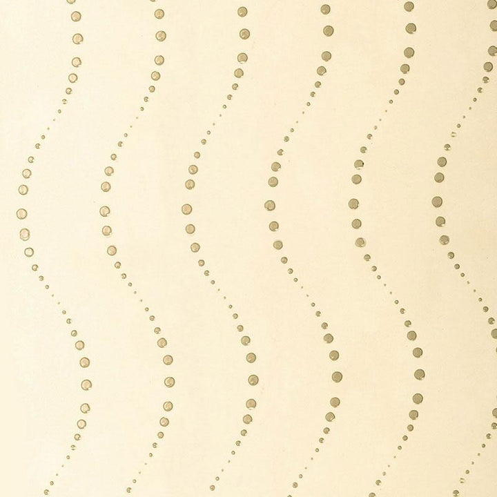 Bubbles Cream 5003420 by Schumacher Designer Wallpaper Atelier 3.75" - Swanky Fabrics -