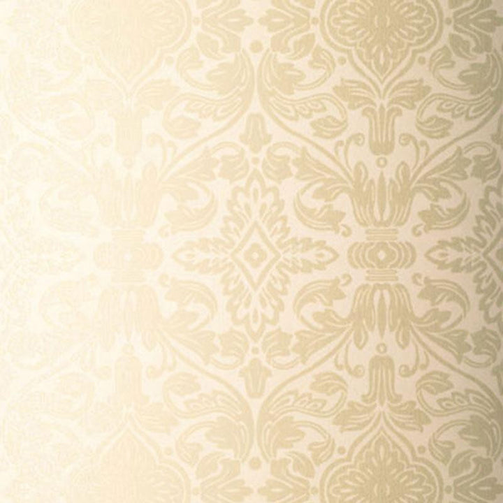 Varenna Damask Sand 5003600 by Schumacher Designer Wallpaper Palazzo 13.5" - Swanky Fabrics -