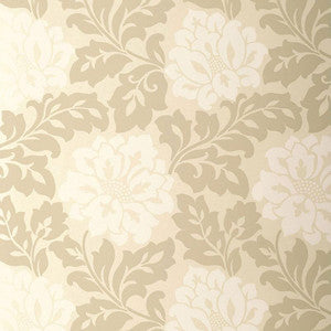 Saraceno Damask Topaz 5003633 by Schumacher Designer Wallpaper