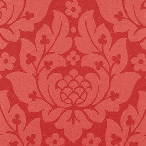 Fiore Damask Berry 5003672 by Schumacher Designer Wallpaper