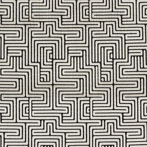 Lisboa Velvet Obsidian 72952 by Schumacher Designer Fabric