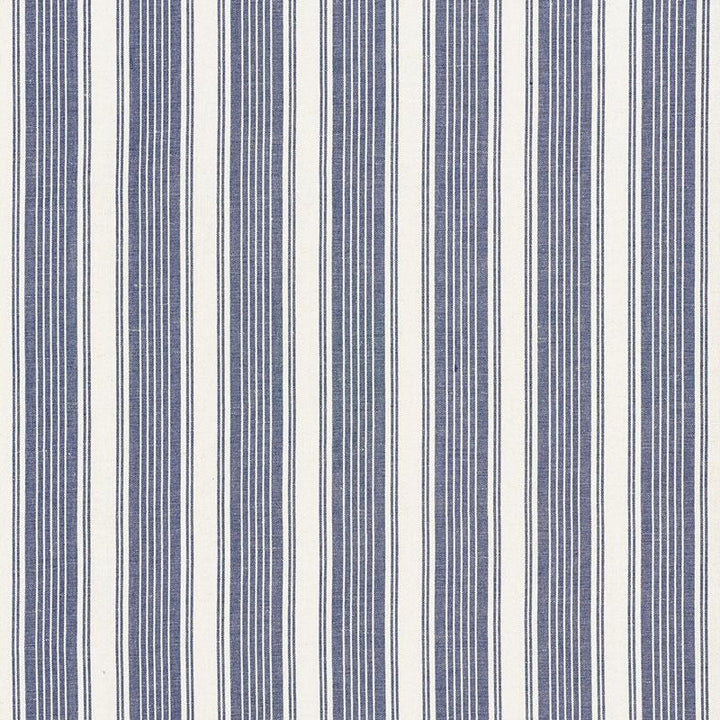 Ojai Stripe Indigo 73002 by Schumacher Designer Fabric Mark D. Sikes 2.75" - Swanky Fabrics -