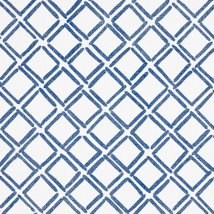 Dina Paperweave Cobalt 5008860 by Schumacher Designer Wallpaper Textural Appeal 17.0" - Swanky Fabrics -