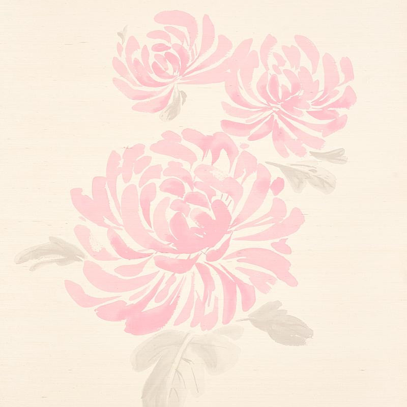 Hana Sisal Pink 5009041 by Schumacher Designer Wallpaper Textural Appeal 33.25" - Swanky Fabrics -