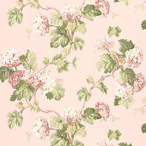 Viburnum Blush 5004370 by Schumacher Designer Wallpaper