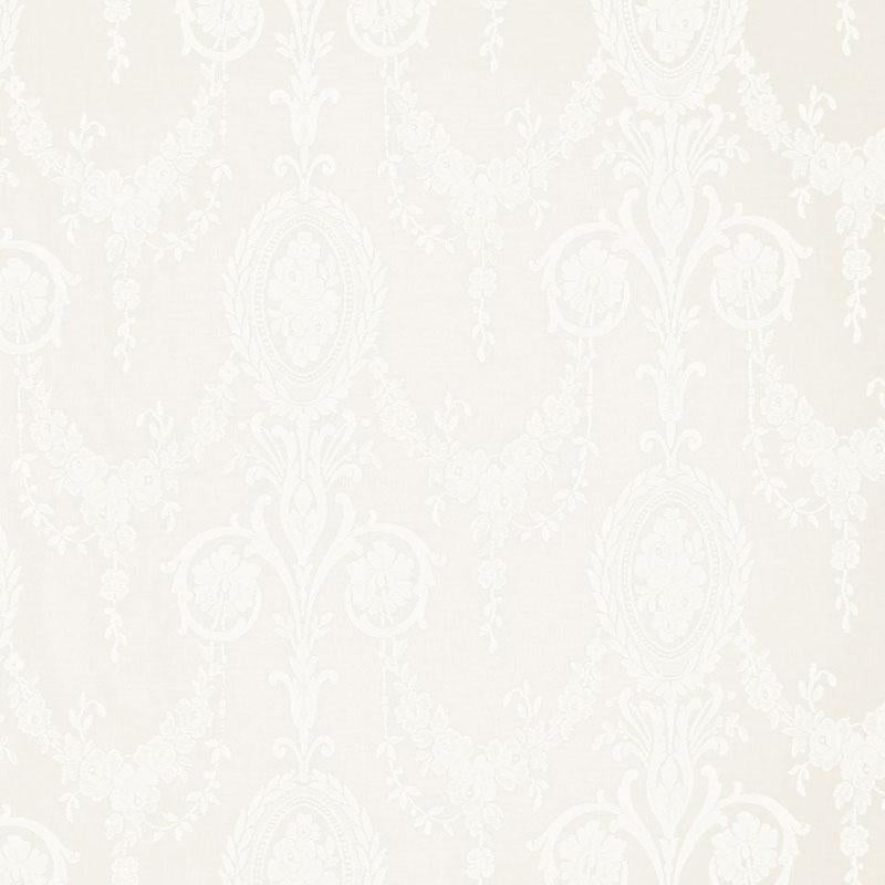 Jacquard Sheer Ivory 32645 by Schumacher Designer Fabric Radiance Sheers & Casements 22.0" - Swanky Fabrics -