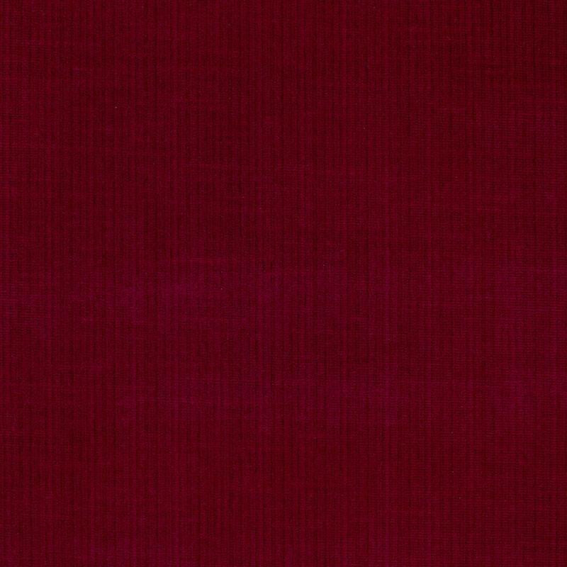 Antique Strie Velvet Red 43049 by Schumacher Designer Fabric Perfect Basics: Velvet - Swanky Fabrics -