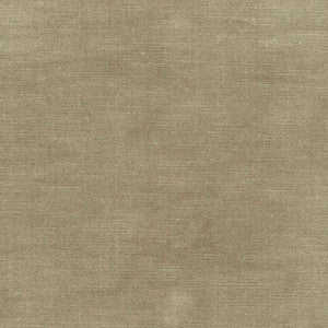 Antique Linen Velvet Pebble 43145 by Schumacher Designer Fabric