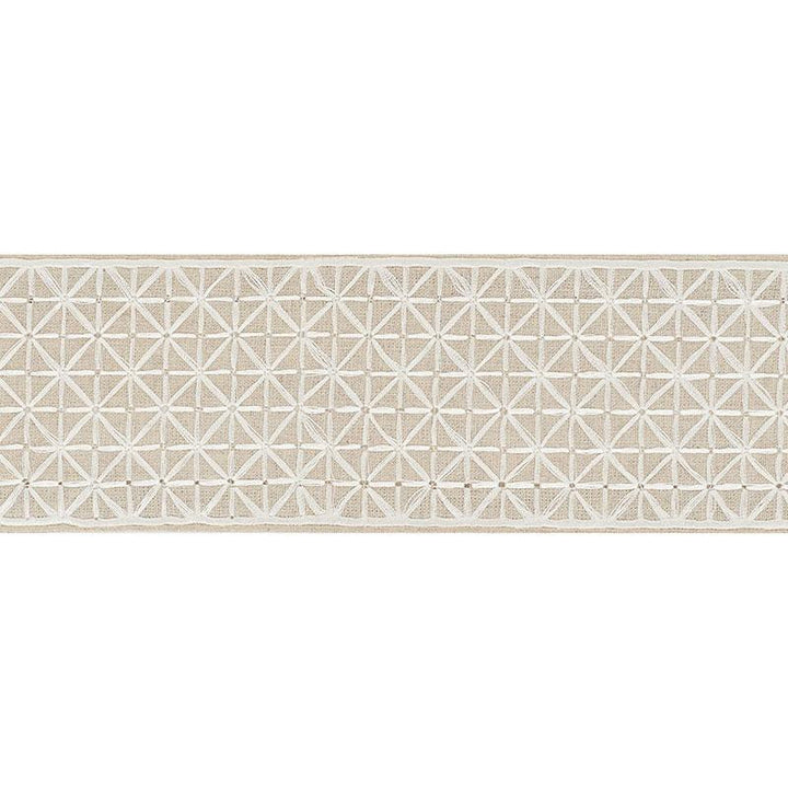 Directoire Tape Ivory On Natural 68645 by Schumacher Designer Trim Couture Trims - Swanky Fabrics -