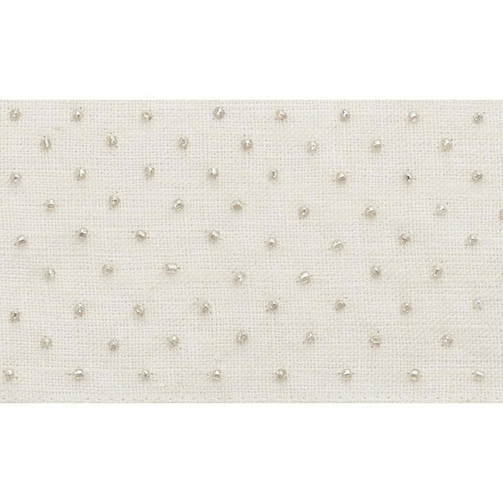 Northern Lights Beaded Tape Ivory 70620 by Schumacher Designer Trim Couture Trims - Swanky Fabrics -