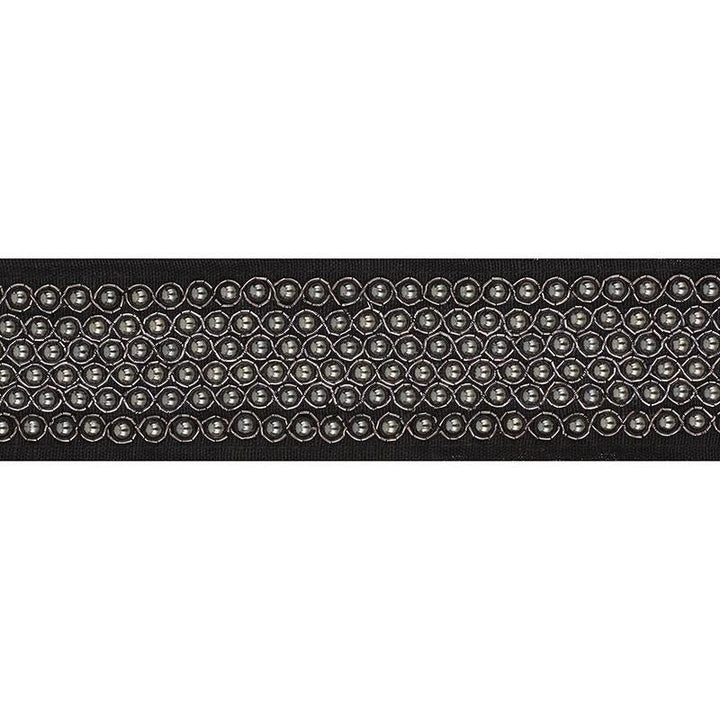 Garbo Tape Black 70703 by Schumacher Designer Trim Couture Trims - Swanky Fabrics -