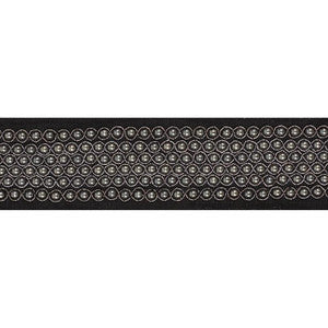Garbo Tape Black 70703 by Schumacher Designer Trim