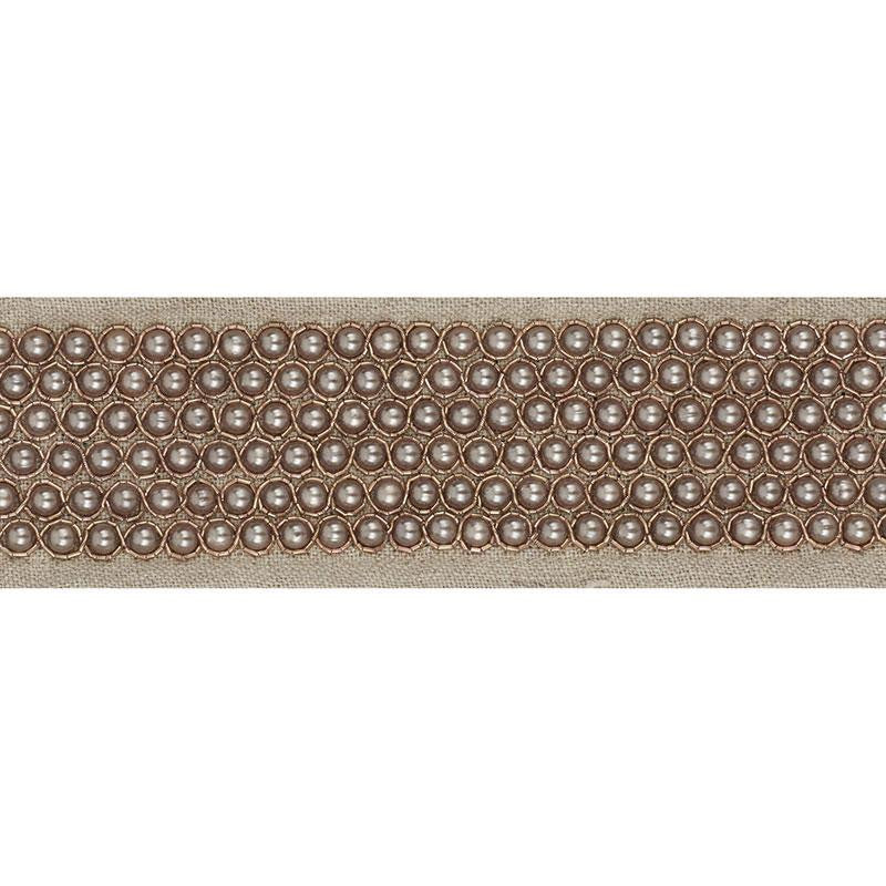 Garbo Tape Taupe 70701 by Schumacher Designer Trim Couture Trims - Swanky Fabrics -