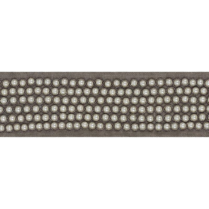 Garbo Tape Grey 70702 by Schumacher Designer Trim Couture Trims - Swanky Fabrics -