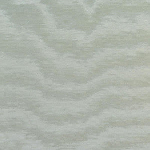Aria Moir Aqua 51917 by Schumacher Designer Fabric