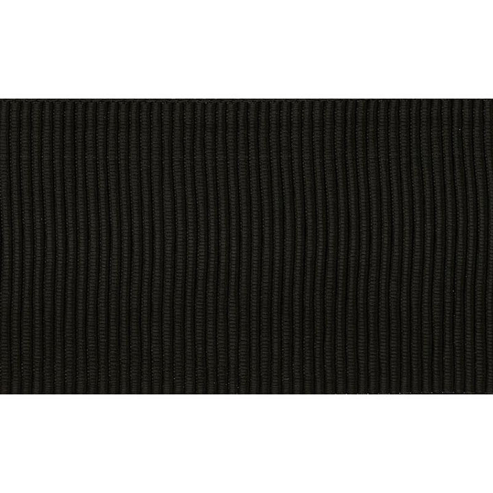 Wide Faille Tape Black 70846 by Schumacher Designer Trim Couture Trims - Swanky Fabrics -
