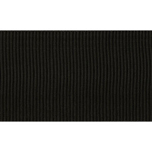 Wide Faille Tape Black 70846 by Schumacher Designer Trim