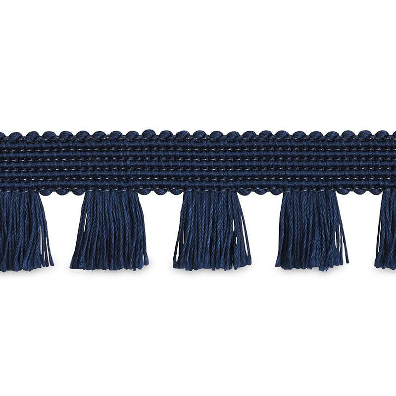 Bell Fringe Navy 70724 by Schumacher Designer Trim Couture Trims 1.0" - Swanky Fabrics -