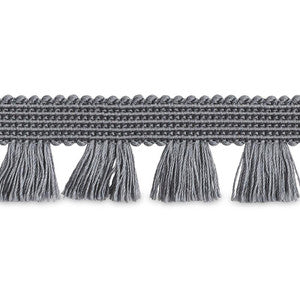 Bell Fringe Grey 70727 by Schumacher Designer Trim