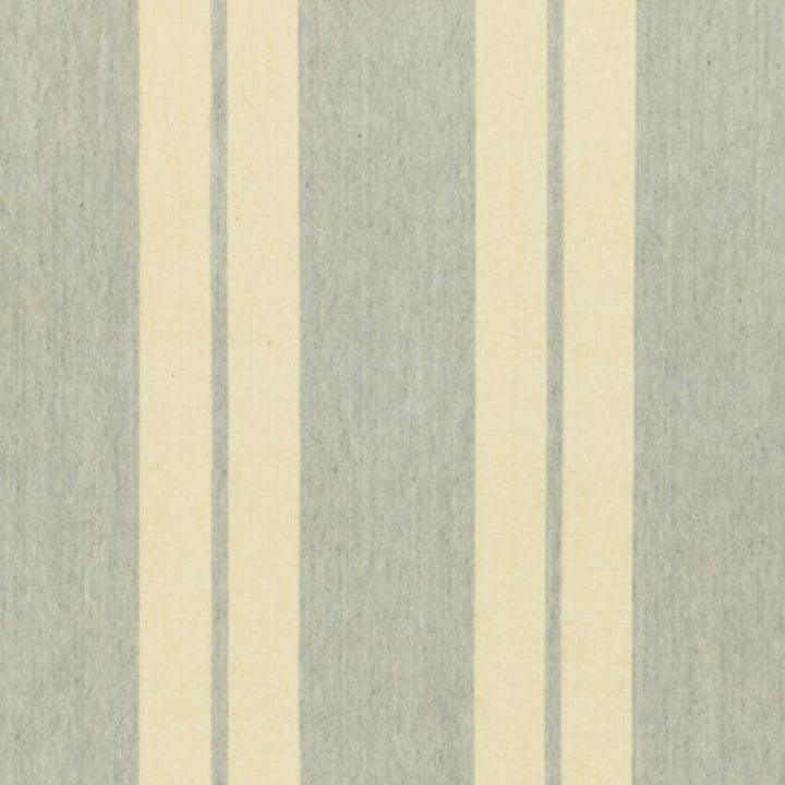 Topsail Linen Stripe Sky Blue 54161 by Schumacher Designer Fabric Country Chic 9.0" - Swanky Fabrics -