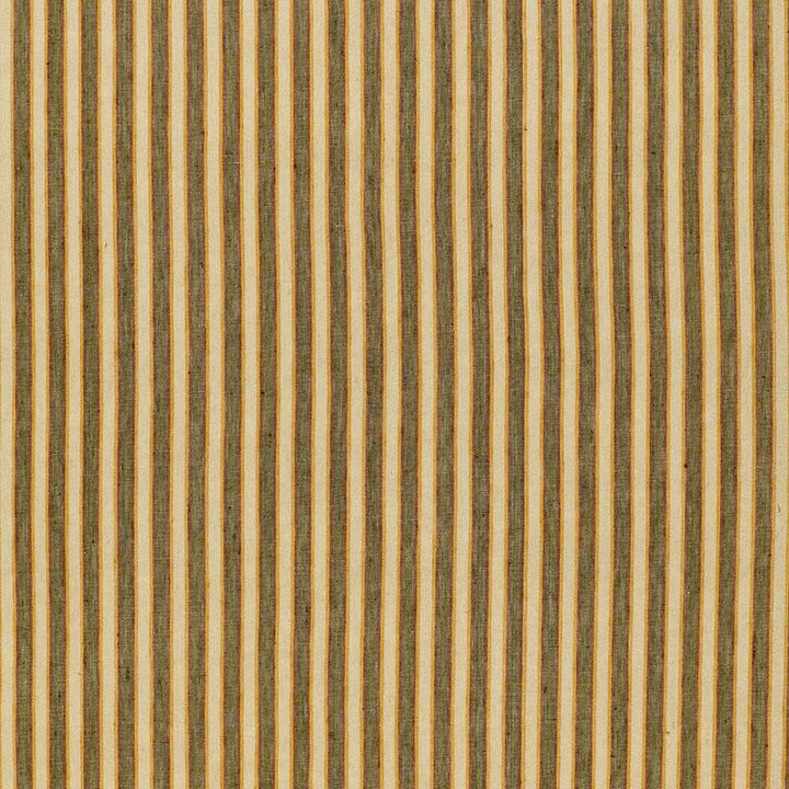 Wainscott Linen Stripe Azure 54170 by Schumacher Designer Fabric Rive Gauche - Swanky Fabrics -