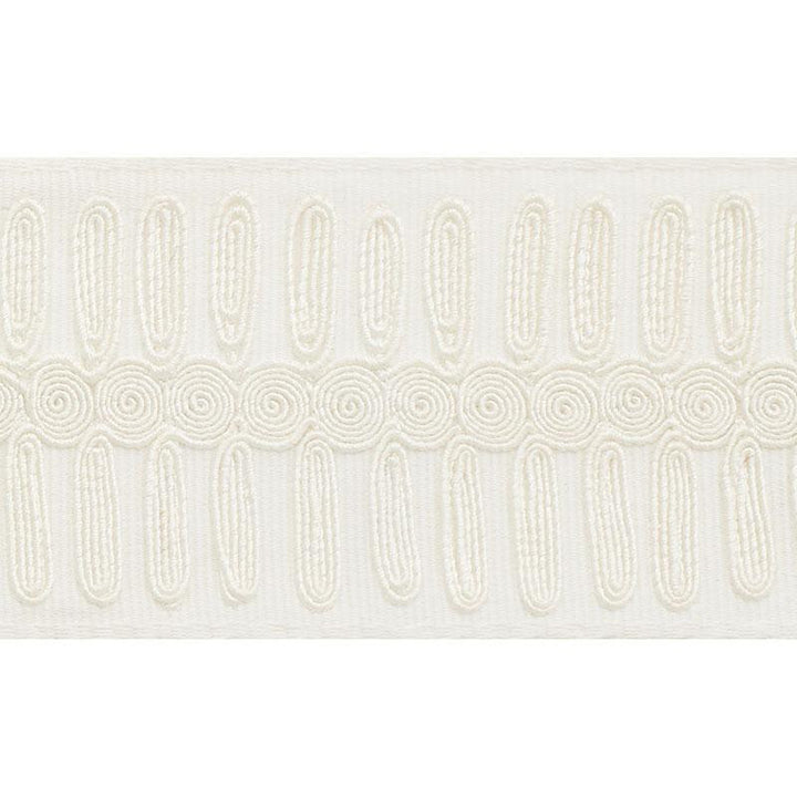Castille Tape Ivory 70740 by Schumacher Designer Trim Couture Trims - Swanky Fabrics -