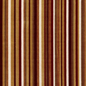 Syncopated Velvet Stripe Bronze / Wine 55322 by Schumacher Designer Fabric
