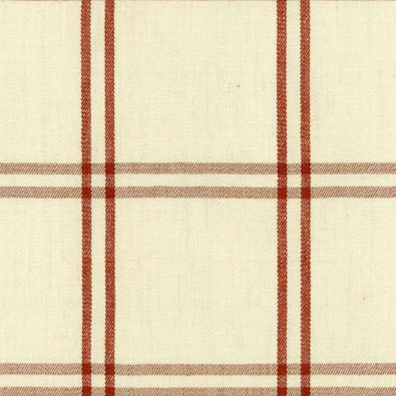 Luberon Plaid Bittersweet 55712 by Schumacher Designer Fabric Matthew Patrick Smyth 5.38" - Swanky Fabrics -