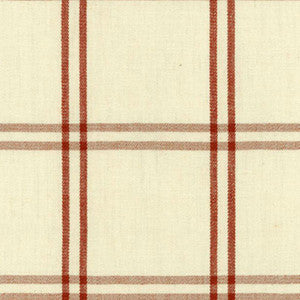 Luberon Plaid Bittersweet 55712 by Schumacher Designer Fabric