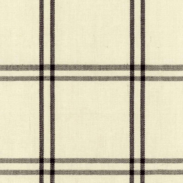Luberon Plaid Raven 55714 by Schumacher Designer Fabric Chroma 5.38" - Swanky Fabrics -