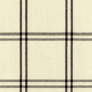 Luberon Plaid Raven 55714 by Schumacher Designer Fabric
