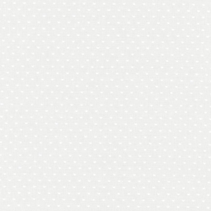 Rosabel Dot Sheer White 55990 by Schumacher Designer Fabric Radiance Sheers - Swanky Fabrics -