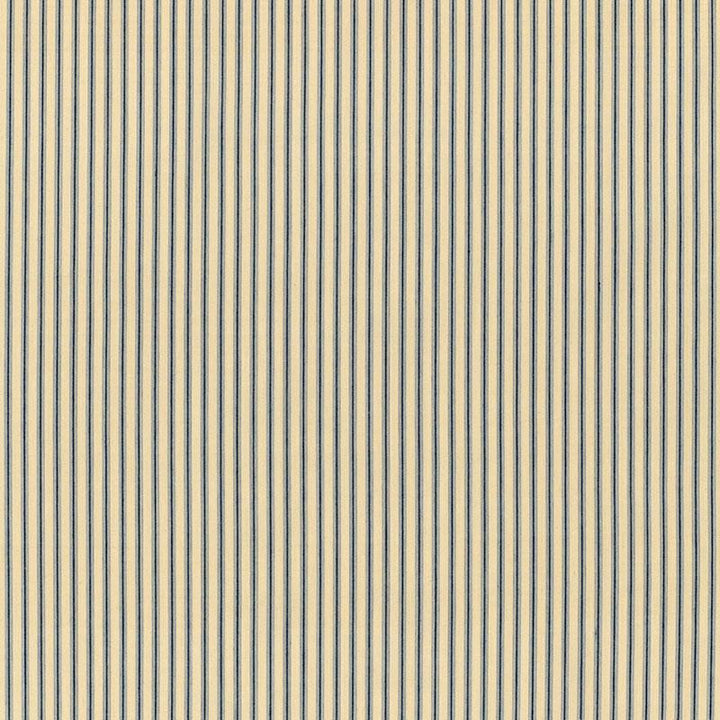 Wellfleet Ticking Stripe Chambray 60073 by Schumacher Designer Fabric Sea Island Stripe - Swanky Fabrics -