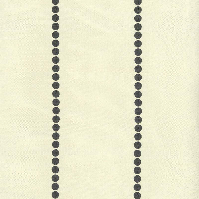Gabrielle Embroidery Graphite 62203 by Schumacher Designer Fabric Matthew Patrick Smyth 4.5" - Swanky Fabrics -
