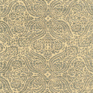 San Marco Chenille Mineral 62330 by Schumacher Designer Fabric