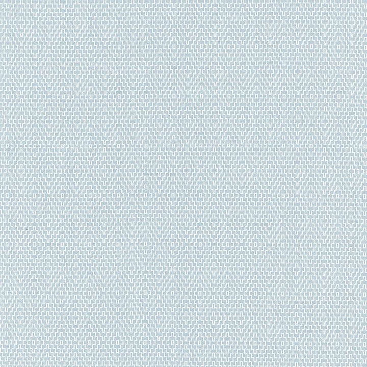 Hampton Court Diamond Aqua 62532 by Schumacher Designer Fabric Chroma - Swanky Fabrics -