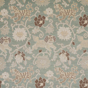 Khotan Weave Mineral 62681 by Schumacher Designer Fabric